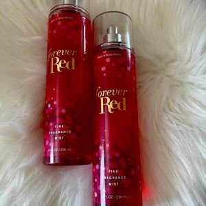 Forever red bath & body works spray bundle